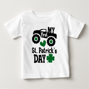 Mein erstes St. Patrick's Day Monster Truck Baby T-shirt