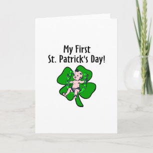 Mein erstes St., Patricks Tagesbaby Karte