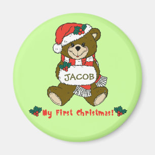 Mein erstes Teddy-Bären-T-Shirt für Weihnachten in Magnet