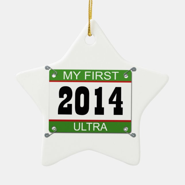 Mein erstes ultra - 2014 keramik ornament (Vorne)