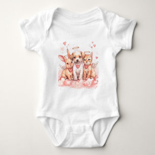 Mein erstes Valentinstags-Outfit   Baby-Bunny Baby Strampler