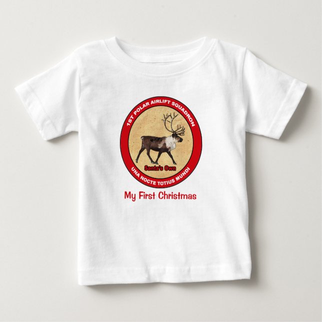 Mein erstes Weihnachten - 1. Polar Airlift-Squadro Baby T-shirt (Vorderseite)