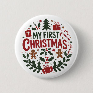 Mein erstes Weihnachten 1. Weihnachten Familie Mat Button
