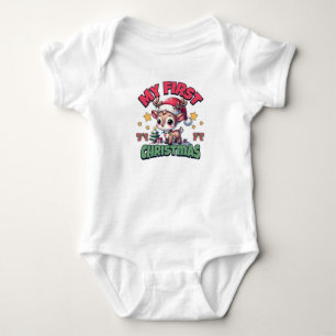 Mein erstes Weihnachten - Adorable Baby Rentier De Strampler