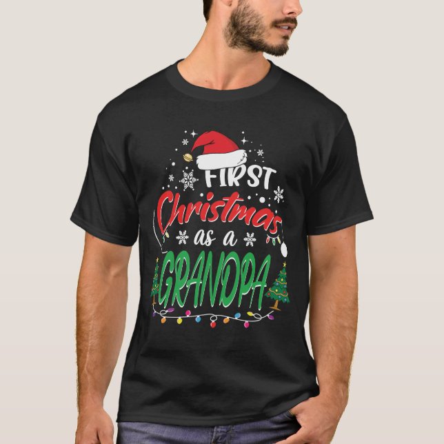 Mein erstes Weihnachten als Großvater neuer Großva T-Shirt (Vorderseite)