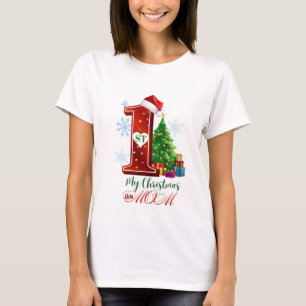 Mein erstes Weihnachten als Mama: Eine Mama zum er T-Shirt