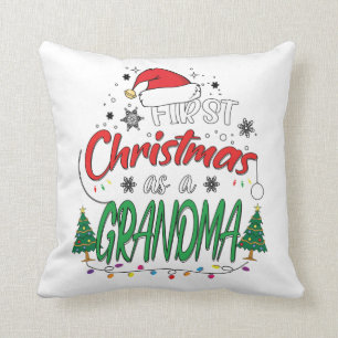 Mein erstes Weihnachten als Oma Funny New Oma Kissen