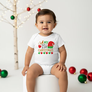 Mein erstes Weihnachten Baby Strampler