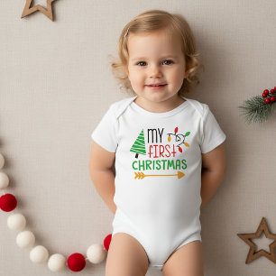 Mein erstes Weihnachten Baby Strampler