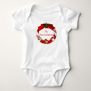 Mein erstes Weihnachten Baby Strampler