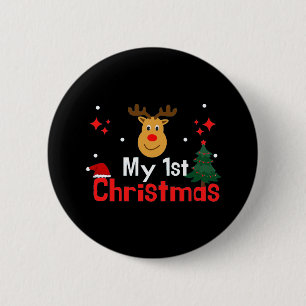 Mein erstes Weihnachten Button