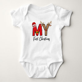 Mein erstes Weihnachten Familien-Weihnachts-Shirt Baby Strampler