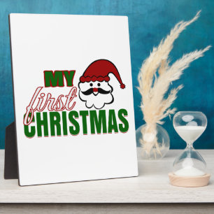 Mein erstes Weihnachten Fotoplatte