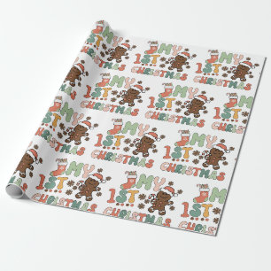 Mein erstes Weihnachten Frohe Weihnachten Geschenkpapier