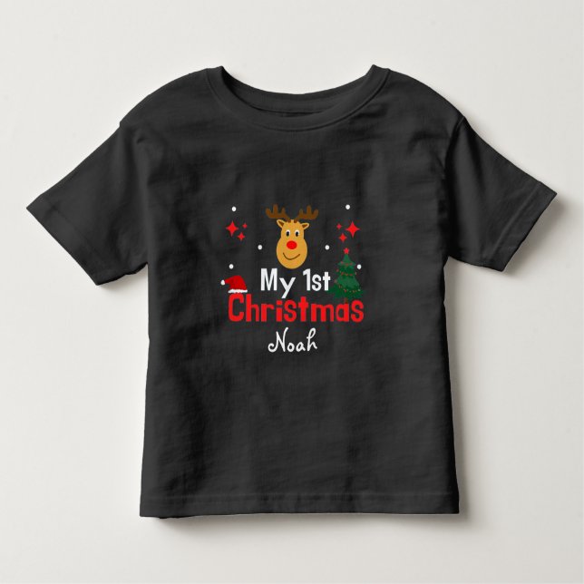 Mein erstes Weihnachten Kleinkind T-shirt (Vorderseite)