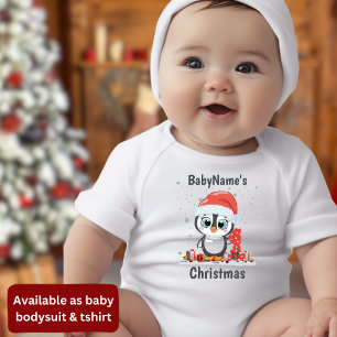 Mein erstes Weihnachten mit dem Namen niedliche Pi Baby Strampler