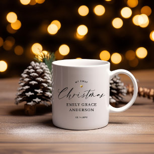 Mein erstes Weihnachten personalisiertes Baby-Gesc Tasse