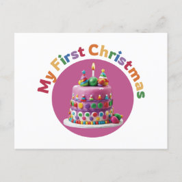 Mein erstes Weihnachts #1 Feiertagspostkarte