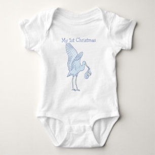 Mein erstes Weihnachts-Baby-T-Shirt Baby Strampler