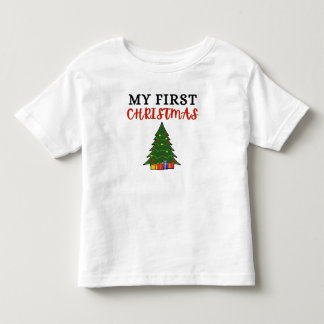 Mein erstes Weihnachts-Baby-T-Shirt Kleinkind T-shirt