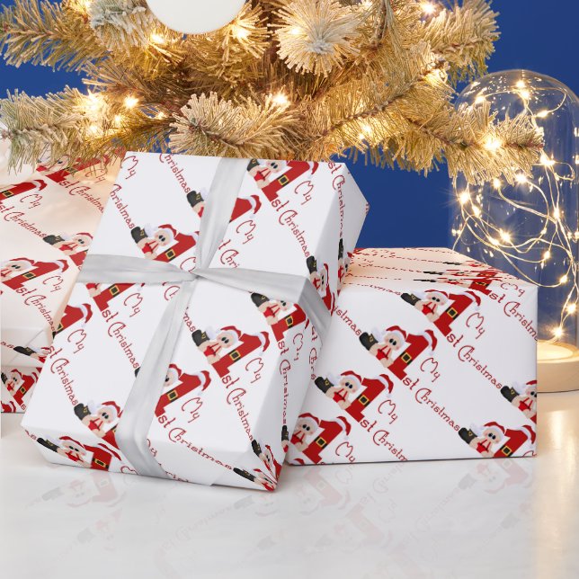 Mein erstes Weihnachts-Unisex-Babyverpackungspapie Geschenkpapier (Feiertage)