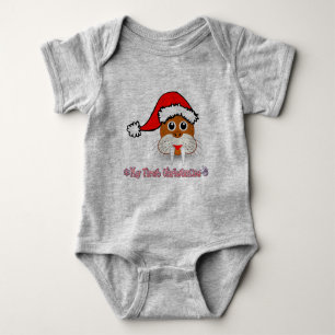 Mein erstes Weihnachtsbaby Walrus Baby Strampler