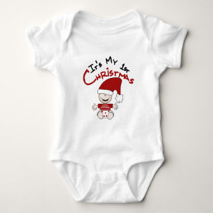 Mein erstes Weihnachtsbaby Weihnachtsgeschenke und Baby Strampler