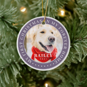 Mein erstes Weihnachtsfest für immer Zuhause Mod Keramik Ornament