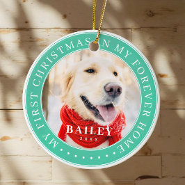 Mein erstes Weihnachtsfest für immer Zuhause Moder Keramik Ornament