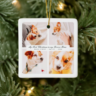 Mein erstes Weihnachtsfest für immer Zuhause Moder Keramikornament