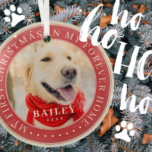 Mein erstes Weihnachtsfest für immer Zuhause Moder Ornament Aus Glas