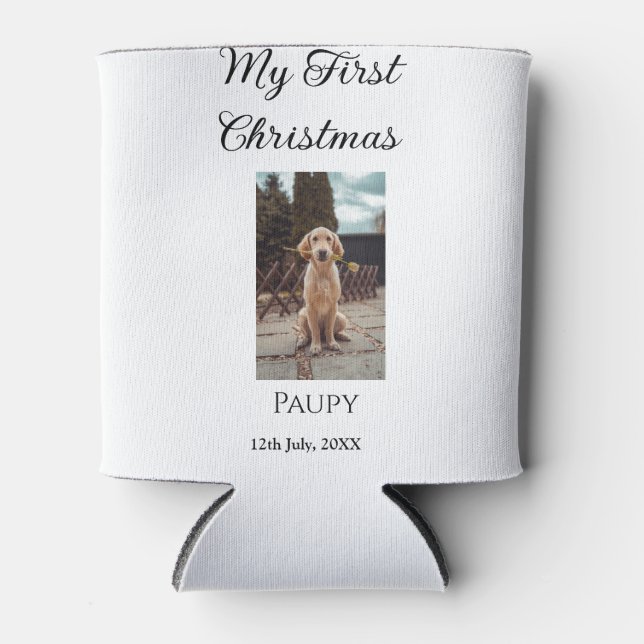 Mein erstes Weihnachtsgebäck mit dem Namen Hunde K Dosenkühler (Vorderseite)