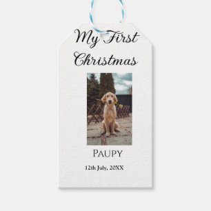 Mein erstes Weihnachtsgebäck mit dem Namen Hunde K Geschenkanhänger