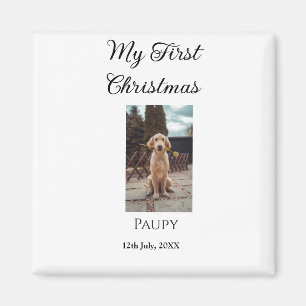 Mein erstes Weihnachtsgebäck mit dem Namen Hunde K Magnet