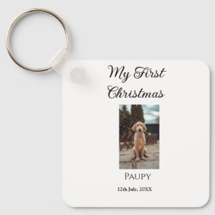 Mein erstes Weihnachtsgebäck mit dem Namen Hunde K Schlüsselanhänger