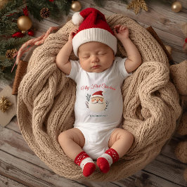 Mein erstes Weihnachtsmann-Weihnachten – Personali Baby Strampler