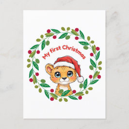 Mein erstes Weihnachtsschmuck Postkarte