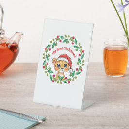 Mein erstes Weihnachtsschmuck Sockelschild