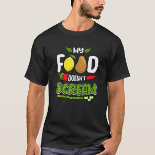 Mein Essen schreit nicht lustige Diät Vegan Vegeta T-Shirt