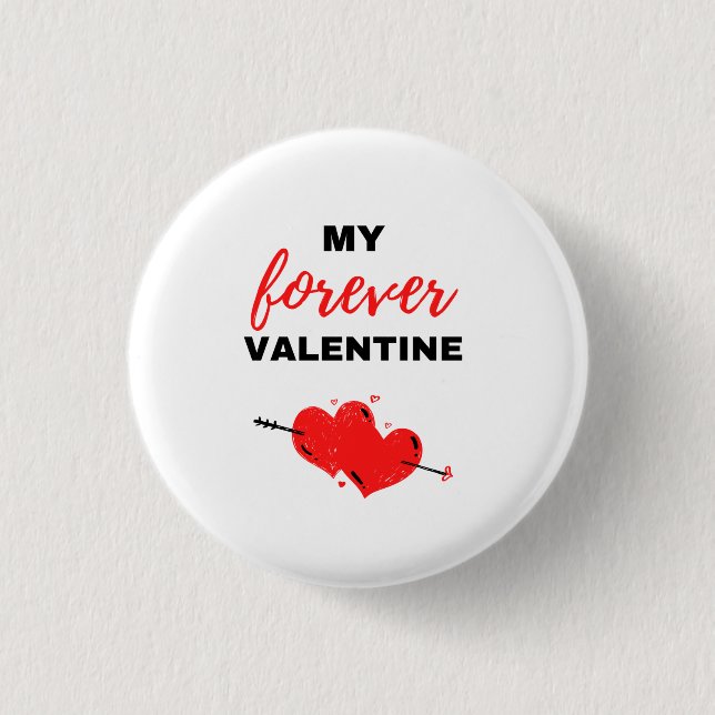 Mein ewig Valentinin Black Button (Vorderseite)
