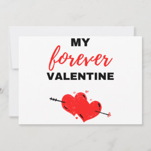 Mein ewig Valentinin Black Feiertagskarte