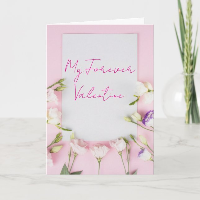 Mein ewiger Valentinstag  Feiertagskarte (Vorderseite)