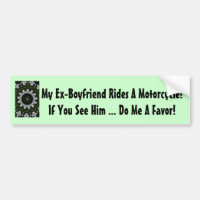 Mein Ex-Freund reitet ein Motorrad!