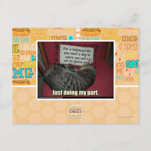 Mein Fach gerade tun Postkarte