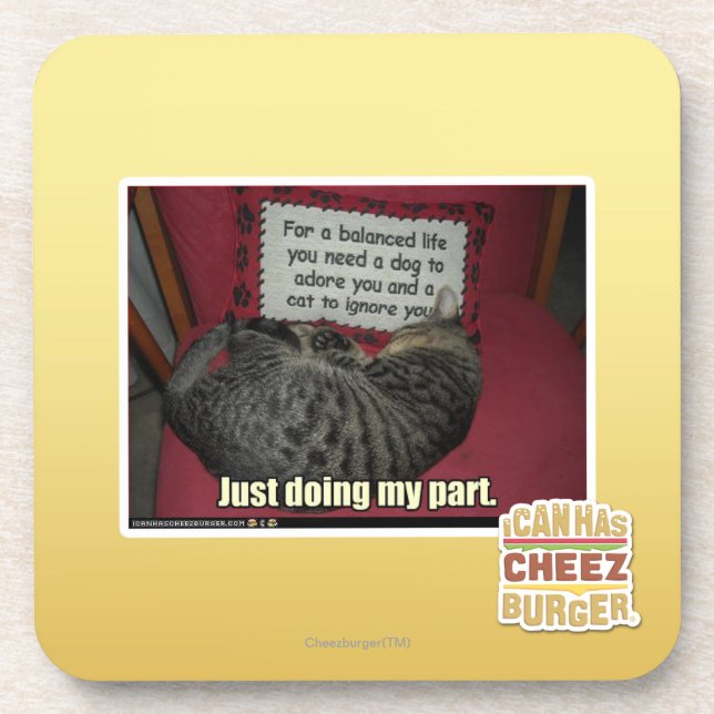 Mein Fach gerade tun Untersetzer (Vorderseite)