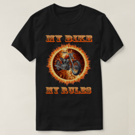 Mein Fahrrad, meine Regeln, individuelles T-Shirt