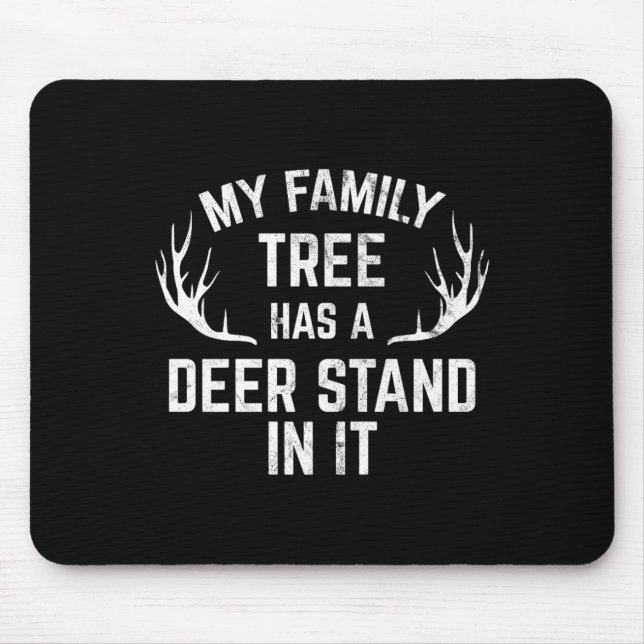 Mein Familienbaum hat einen Hirschständer in der J Mousepad (Vorne)