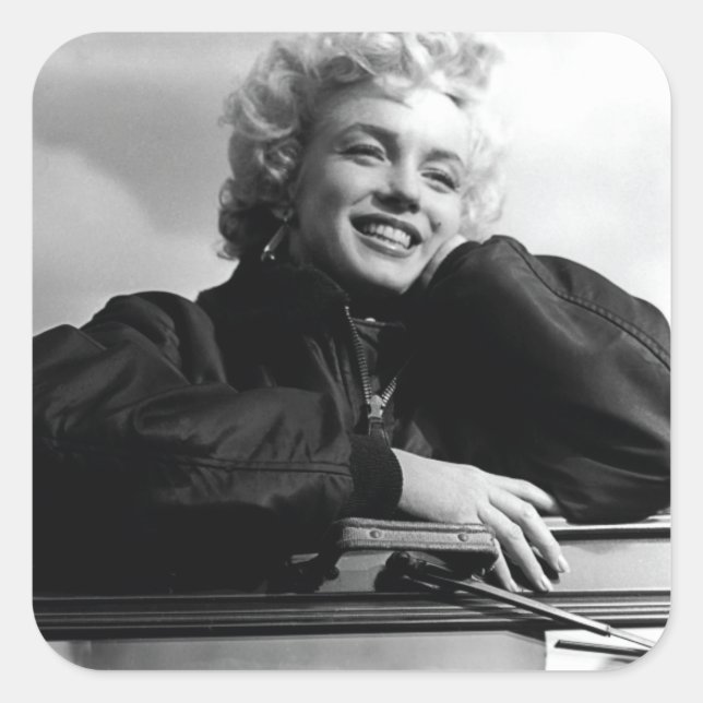 Mein Favorit Quadratischer Aufkleber (Vorderseite)