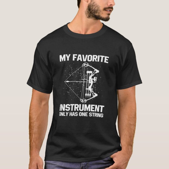 Mein Favoriteninstrument hat nur einen String-Boge T-Shirt (Vorderseite)
