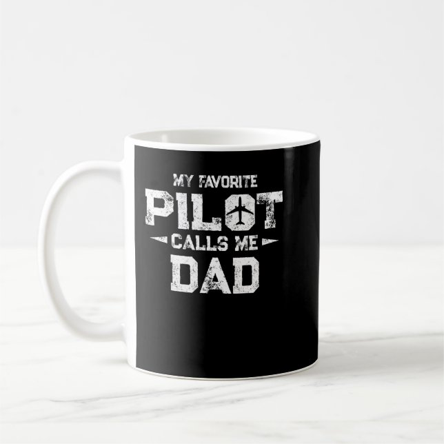 Mein Favoritenpilot nennt mich Vater Kaffeetasse (Links)